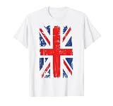 union jack school Ligero, Encaje clasico, Manga de doble puntada y bastilla baja