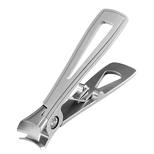 MUSISALY 厚い爪用のネイルカッター。ステンレススチール製の足の爪切り。手や高齢者にも使いやすいユニークなハンドル。