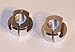 EMPI 9616 Link Pin Billet Aluminum Spindle Nuts w/ Built on Thrust Washer & Allen Screws - VW Dune Buggy Bug Ghia Baja