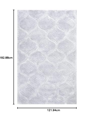 Image of Shanno Carpet Soft Fluffy Shag Area Rectangular Shape Rugs for Living Room, Shaggy Floor Carpet for Bedroom, Girls Carpets Kids Home Decor Rugs, Cute Luxury Non-Slip [Size 4X6 Feet]