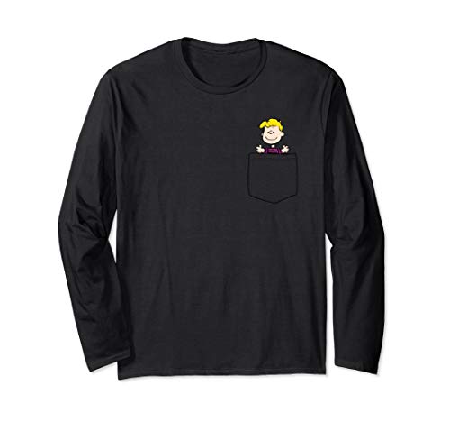 Peanuts Schroeder Faux Pocket Long Sleeve T-Shirt