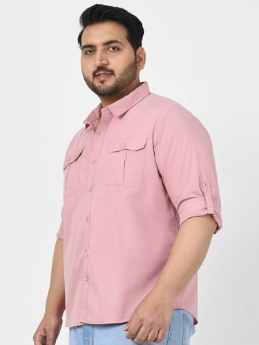Image of Urbano Plus Men's Cotton Full Sleeve Regular Fit Casual Solid Shirt
