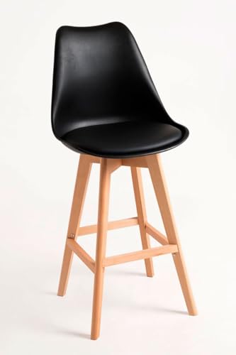 Regalos Miguel - Taburetes Cocina - Taburete Synk - Negro