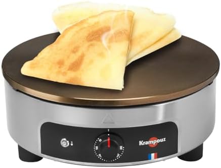 Crepera Industrial Cuerpo en Acero Inoxidable 120 Volts KRAMPOUZ Uso Comercial