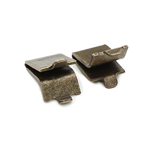 Adjustable Steel Pilaster Shelf Clip Support, Shelving Bracket Clips For Metal And Wood Shelves (14, Bronze) #TOP2
