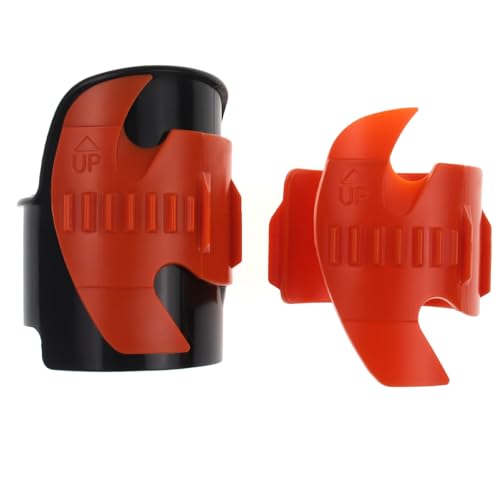 Image of Motorcycle Fork Seal Cleaner Tool, Universal Motorcycle Front Fork Saver Cleaner, fits all 45-55mm Front seal mate Oil Level Shock Repairing Absorber Tool (Pack of 2,Orange)