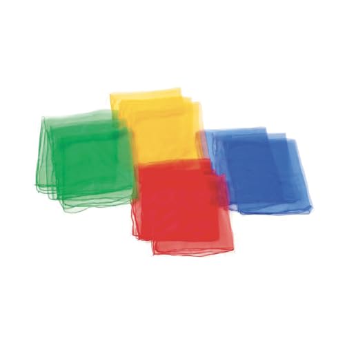 adhome 1911555 4 Telones de malabares colores surtidos 138 cm x 138 cm)