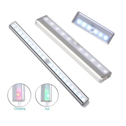 Luz LED sensor para cuerpo humano recargable USB miniatura 4
