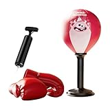 Desktop-Boxsack – Reaktionstraining-Spielzeug mit Super-Saugnapf, Stressabbau-Boxsack für Kinder...