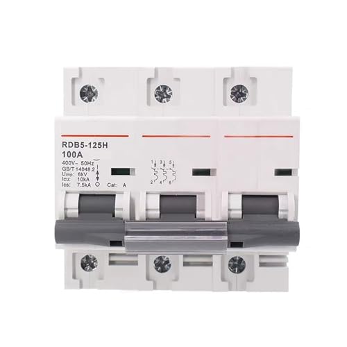 Disjoncteur miniature RDB5-125H protège vos moteurs triphasés 4P 100A de la surchauffe