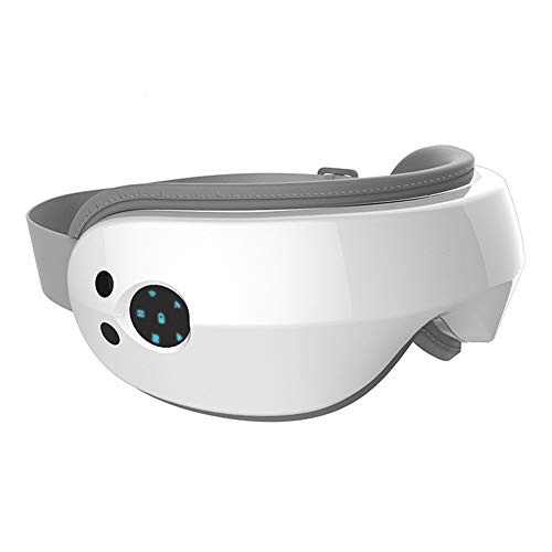 Preisvergleich Produktbild CNKSKXK-Eye massage Intelligentes Augenmassagegerät, Multifunktions-Vibrationsmassage mit konstanter Temperatur und heißer Kompresse, drahtloses Bluetooth, tragbares 180-Grad-Faltmassagegerät