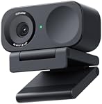 Insta360 Lien 2C Graphite noir - 4K Webcam pour PC/Mac, capteur 1/2", framing automatique, HDR, AI Bruit-Canceling Mic, Contrôle de Gesture pour Streaming, Appels vidéo, Gaming, Fonctionne avec Zoom, Équipes & Plus