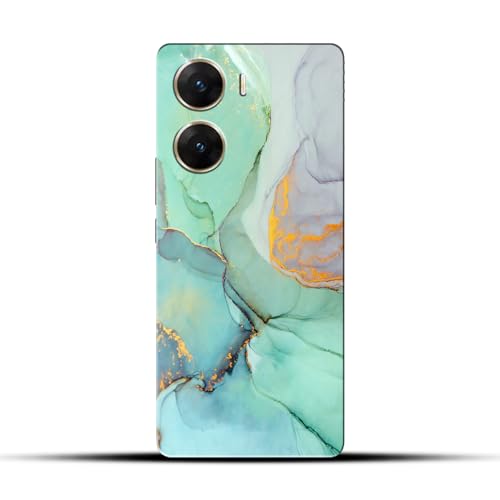Image of COLORflow Polycarbonate Back Cover Compatible with Vivo V29E 5G | Beautiful Green Marble | Designer Printed Hard CASE Bumper Back Cover Compatible with Vivo V29E 5G