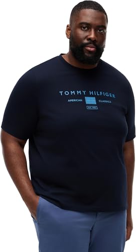 T-Shirt Tommy Hilfiger Homme Mw0mw44053 en coton à col rond