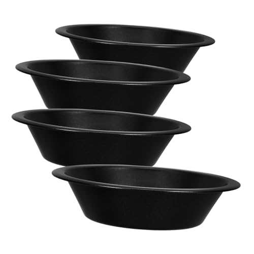 GRIRIW 4pcs Mini Tart Pans Round Nonstick Baking Molds for Pies Tarts and Mini Cheesecakes for Home Baking and Parties