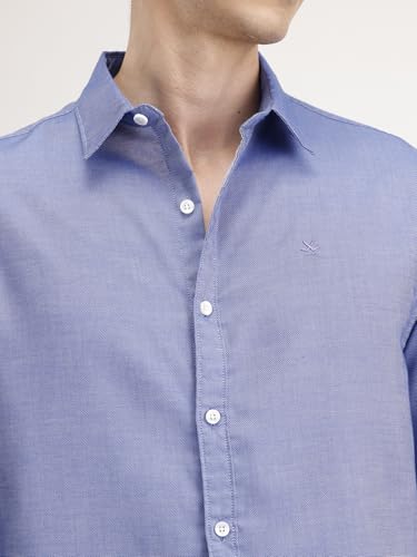 Image of WROGN Men's Pure Cotton Shirt | Solid | Comfort Fit