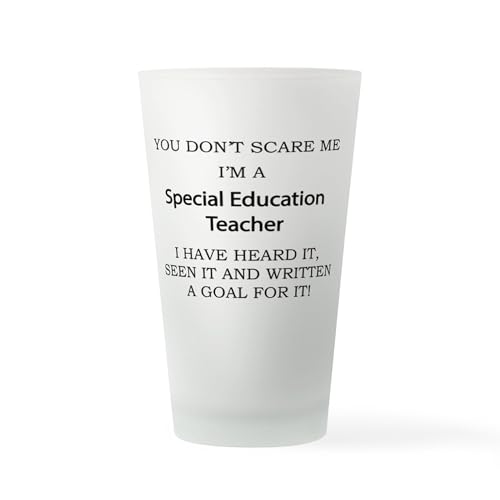 CafePress Special Education Teacher Pint Glass, 16 oz. Drinking Glass