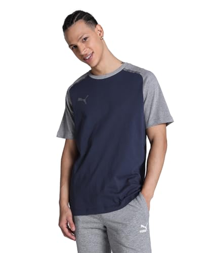 PUMA Teamcup Casuals Tee, Maglietta Uomo, Notte parigina, L