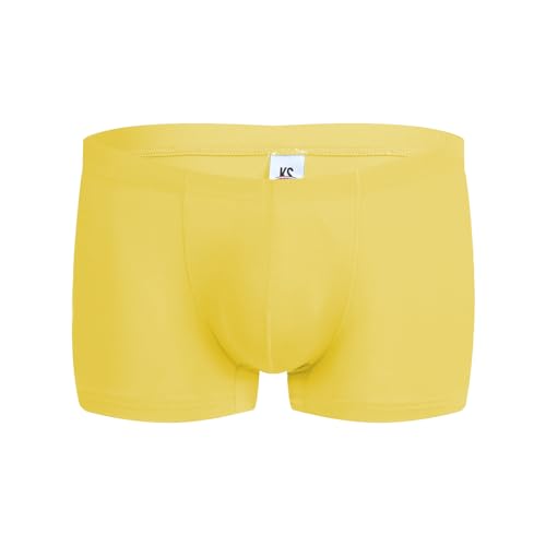 KAREN SPACE Men's Boxer Briefs, Breathable Stretch Underwear, Moisture Wicking