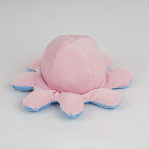 EITHEO-Side-Changing-Octopus-Mini-Plush-Stuffed-Animal-Toy-Show-Your-Mood-Without-Saying-a-Word-Blue-Pink
