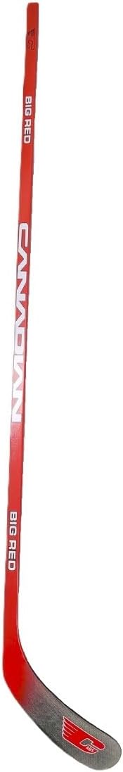 Canadian Big Red 3-Pack Hockey Sticks - Senior | 70 Flex, P92 Curve | Full ABS Off-Ice Blade, Wood Shaft | Senior, 3 Pack