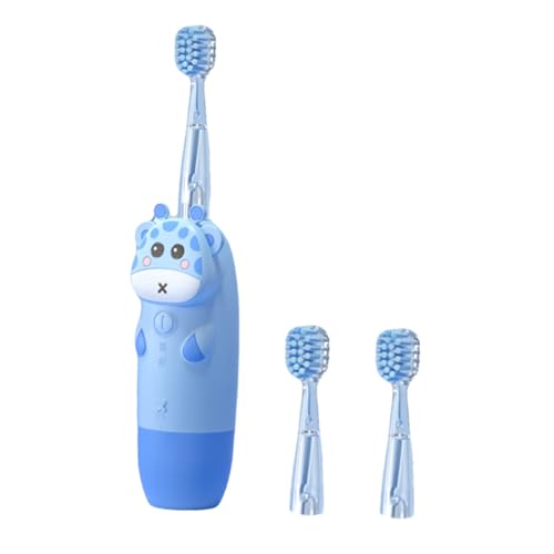 Toyvian Cepillo de Dientes Eléctrico Infantil Sónico sin Batería Cepillo Suave y Resistente al Agua para Bebés Temporizador Inteligente para Hábito de Cepillado