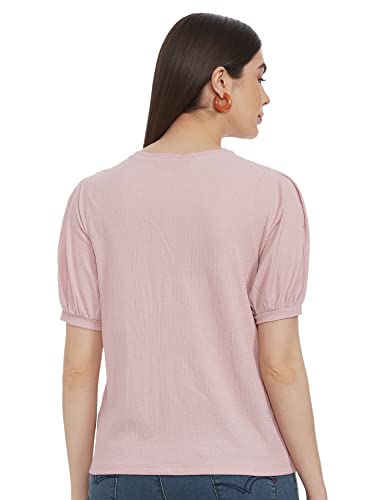 Image of Marks & Spencer Women's Regular Blouse (T43 7840K Dusted Pink 4XL)