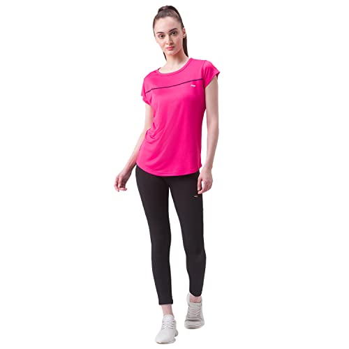 Image of berge' Ladies Polyester Dry Fit Western Shirts & Tshirts for Women, Quick Drying & Breathable Fabric, Gym Wear Tees & Workout Tops