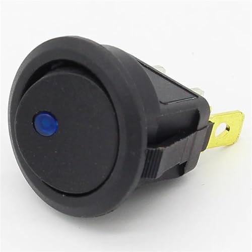 Interrupteur à bascule LED 12V lot de 2 commutateurs 3 broches marche arrêt pour auto et bateau