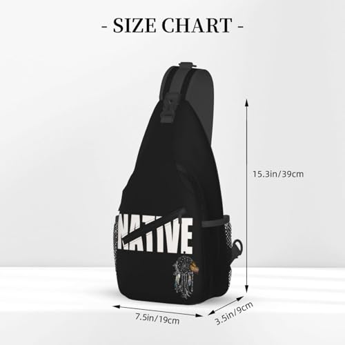 ASYG Natives Sling Bag Native American Shoulder Bags Indians Bag Native America Crossbody Chest Daypack Casual Backpack Bag3
