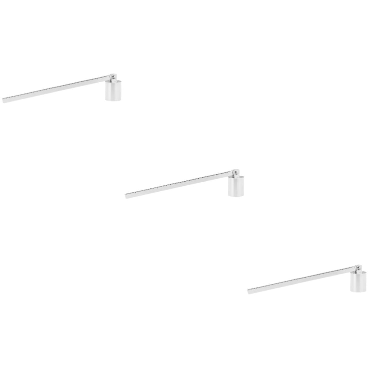 PRETYZOOM 3pcs Supplies Nursing Fire Extinguisher for Home Apagador De Home Accents Decor Stainless Steel Wick Trimmer Long Handle Snuffer Stainless Steel Extinguish Snuffers Candle Clippers