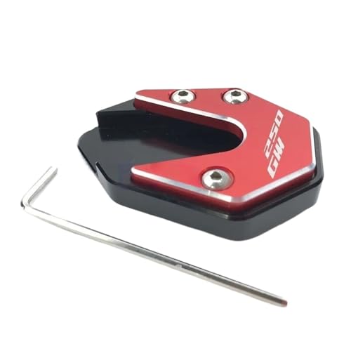 Fuß-Verbreiterung Ständer Pad Für DL250 Für V-Strom Für Vstrom GSX250R GW DL 250 2017-2020 Motorrad Seitenständer Ständerverlängerung Vergrößern