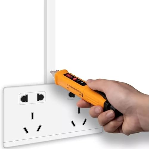 Image of AC Voltage Detector Pen Intelligent Induction Measuring Pen Live Wire Tester Electrical Test Pen with Alarm and Flashlight