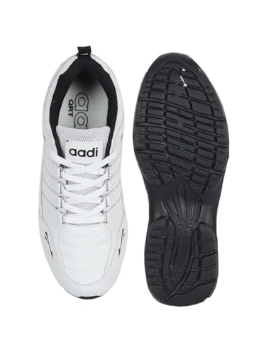 Image of AADI Men's Comfortable Lightweight Synthetic Leather Running, Walking & Gym Casual Sports Shoes