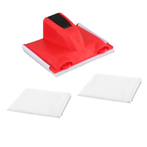 Gosera Pincel Recortador de Bordes de Pintura con Almohadilla de Pintura para Garabatos para el Hogar, Trabajos de Retoque, Esquinas de, Puede Conectar Varilla