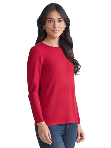 Jones New York Women's Long Sleeve Crew Neck Tee3