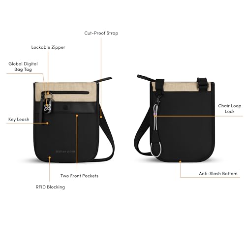 Image of Sherpani Prima, Small Anti Theft Crossbody Bag, Travel Shoulder Bag, Cross Body Purses, Handbags, Travel Gift