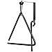 9 Inch Triangle Dinner Bell Hunging Bell Percussion Triangle bell With Striker outdoor bell Wall outside Bell Bracket Mounts indoor Steel Bell