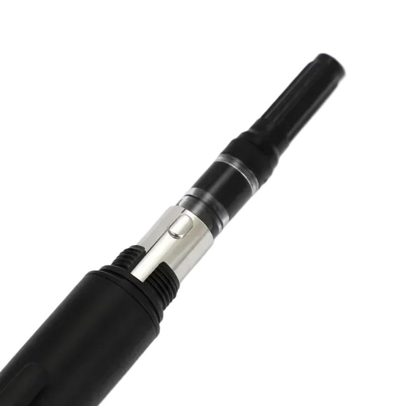 Stylo plume rétractable orange en métal pour éviter les fuites d'encre