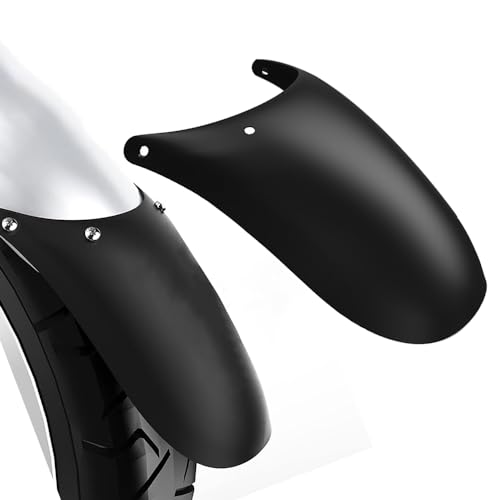 Image of MACHSWON Motorcycle Front Rear Mudguard Fender Extender, Motorbike Extension Wheel Cover Tire Hugger Mud Splash Guard, 22.5*17*14 cm /8.85*6.69*5.51 inch, Motorcycle Universal Fit Arc Length 23cm