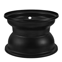 OUNONA 16X8-7 Zoll 3-Loch Motorrad Radnabe FüR 50-125Cc Atv Quad-Bike Robuste Stahlfelge Offroad-Ersatz in Schwarz Einfache Montage