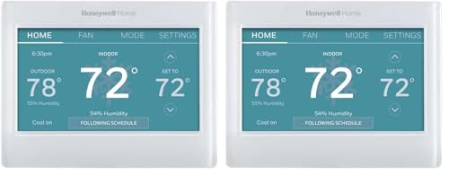 Image of Honeywell Home RTH9600WF Smart Color Thermostat Energy Star Wi-Fi Programmable Touchscreen Alexa Ready - C-Wire Required (Pack of 2)