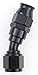 Fragola Performance Systems 683008-BL #8 Real Street 30 Deg. Hose End For Ptfe Hose Black