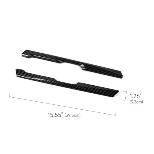 Image of for Honda CR-V 2020 2021 2022 Accessories Cup Decor Cover Decals CRV ABS Carbon Fiber Stickers, B