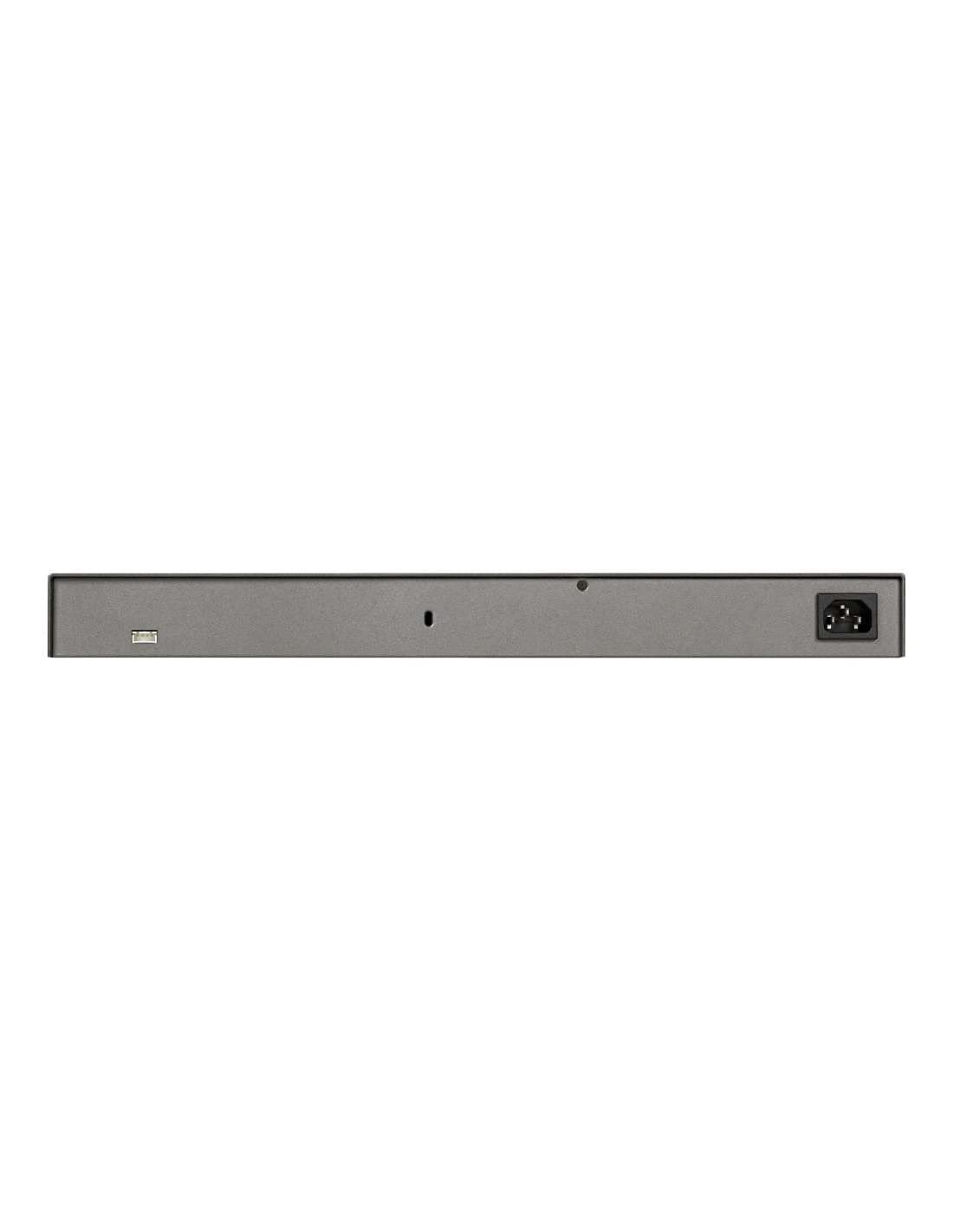 Netgear (GS752TXS Smart Switch manageable Professionnel empilable 52 Ports Gigabit (10/100/1000) - Switch RJ45 avec 4 Ports SFP+ 10 Gigabit, Bureau/en Rack et Protection à Vie ProSAFE