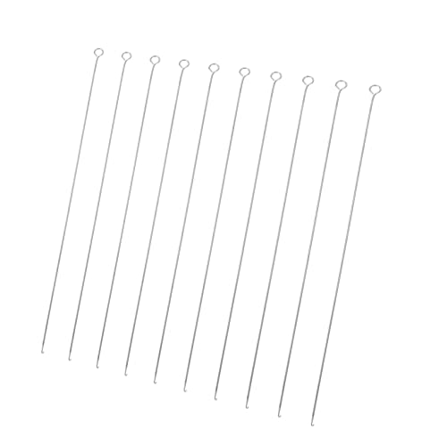Housoutil 10 Piece Beading Kit Stainless Steel Tools for Beadwork Jewelry Needle Beads Chenille Needles for DIY