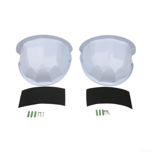 Cubierta de lluvia para cámara de seguridad exterior, carcasa protectora de plástico ABS blanco 2
