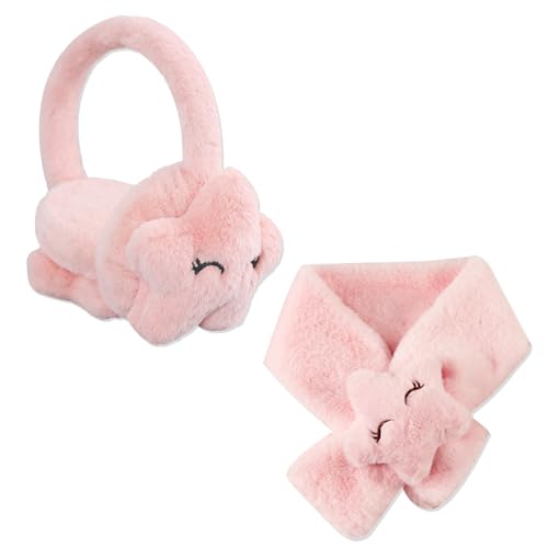 DKDDSSS Paraorecchie Copriorecchie, Paraorecchie per Ragazze Paraorecchie Bambina, Regolabile Paraorecchie Paraorecchie Invernali per Bambini, Copriorecchie Antivento Graziosi Paraorecchie per Esterni
