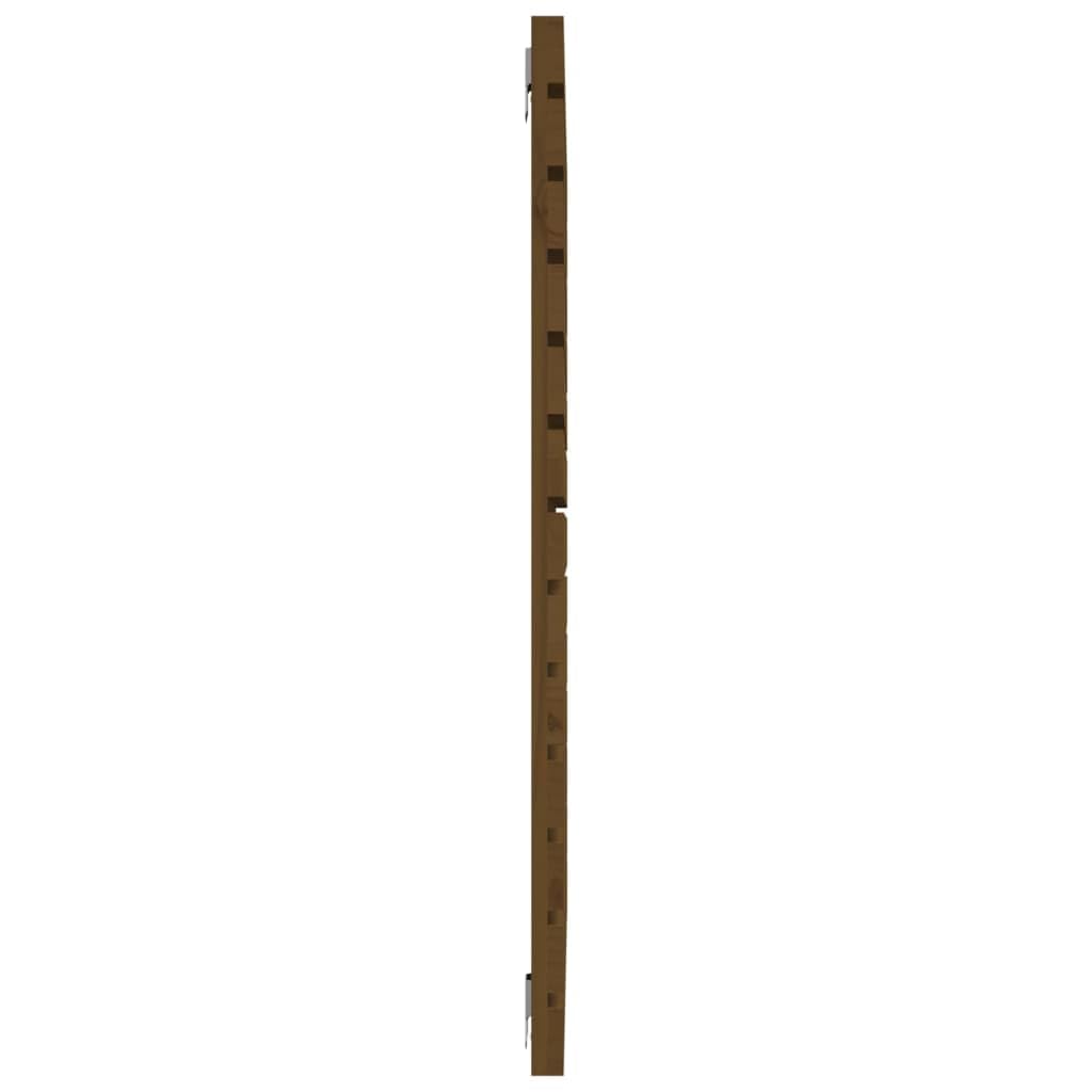 824676 Testiera da Parete Ambra 96x3x91,5 cm in Legno Massello di Pino Testata in Legno,Testata Letto Matrimoniale Muebles Dormitorio Spalliera Letto Testiere per Letto Matrimoniale