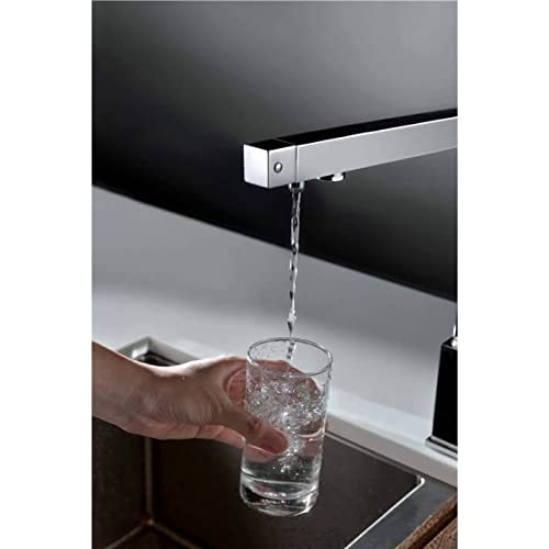 Mice - Grifo de cocina monomando con osmosis - Grifos de fregadero con 2 vias de agua - Serie Capri - GOS002 Acabado cromado